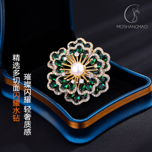 欧美气质风胸针高档奢华