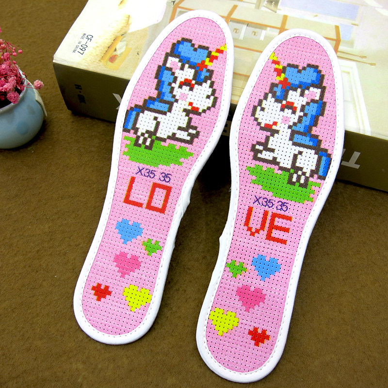 小学生儿童十字绣鞋垫27-35男女可爱卡通手工单股针线半成品刺绣,童鞋/婴儿鞋/亲子鞋,鞋垫,淘宝优惠券,粉丝福利购,淘宝优惠卷
