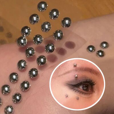 Self Adhesive Fake Lip Eyebrow Stickers Non Piercing Nose Ri