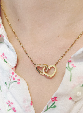 Stainless Steel 18k Gold Vacuum Plating Rose Gold O Chain Lo