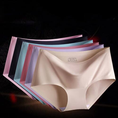 3Pcs/Set Large Size XXL Seamless Women Panties Mid-waist Bri