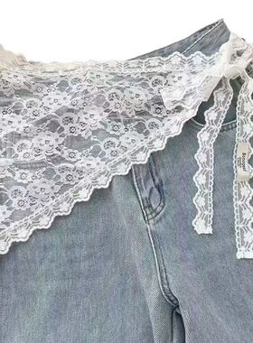 Retro Sweet Flower Triangle Hair Scarf Women Girls Square Sc