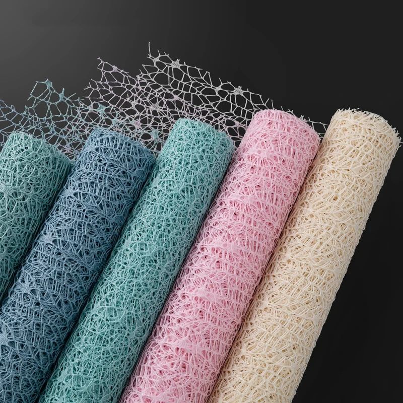 Flower Wrapping Mesh Paper Iregular Hollow Net Wrapper Flora