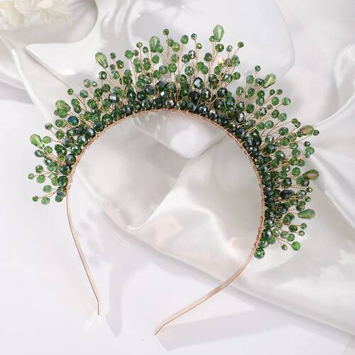 9Colors Crystal Bridal Crown Headband Silver Diamonds Luxury