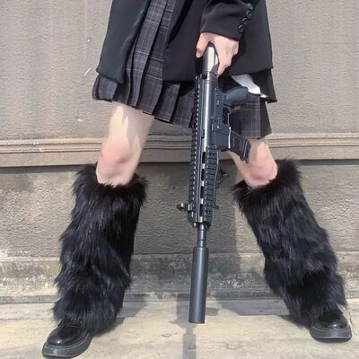 Women's Artificial Fur Leg Warmers Lolita Autumn And Winter