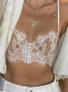 Sexy lace French new strappy bra, backless underwear, women'