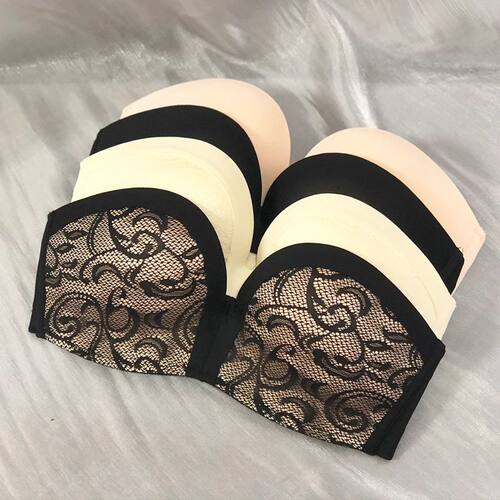 Fashion Comfortable Bikini Sexy Lace Push Up Bra Strapless W