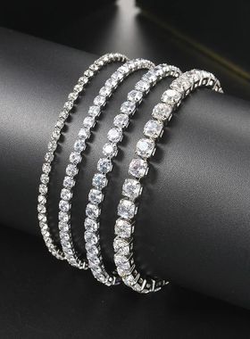 Tennis Bracelet For Women Luxury Colorful Optional 2.5mm CZ