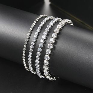 Tennis Bracelet For Women Luxury Colorful Optional 2.5mm CZ