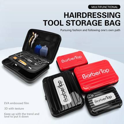 Portable Hair Scissors Case Bag Suitcase Waterproof Non-defr