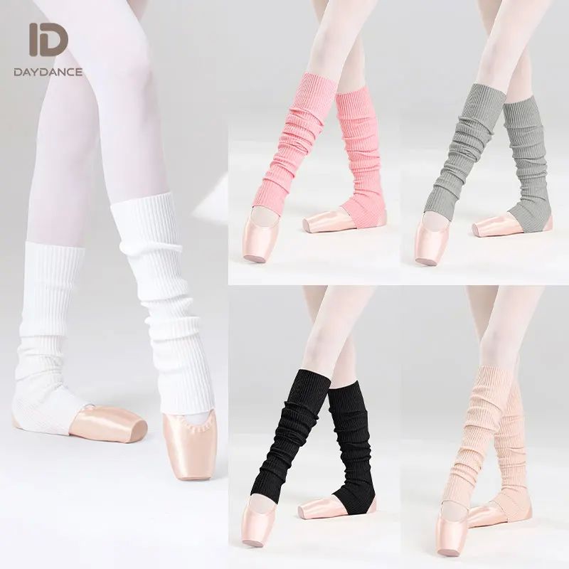 Women Girls Ballet Leg Warmers Knitted Socks Ballet Socks Ba