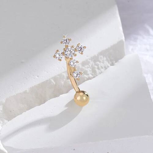 1Pcs Cross navel nail navel ring belly button body piercing