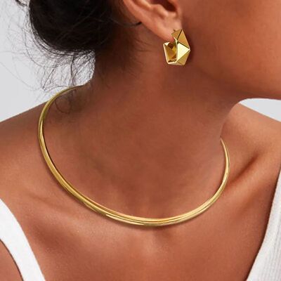 Choker Neck Cuff for Women, Open Collar Choker Torques Neckl