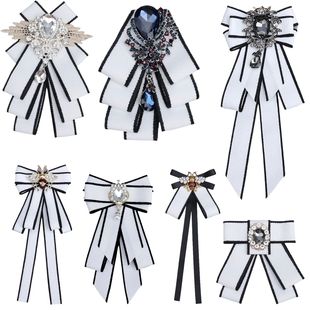 Men Boys Imitation Vintage Pea Brooch Elegant Tie Women Neck