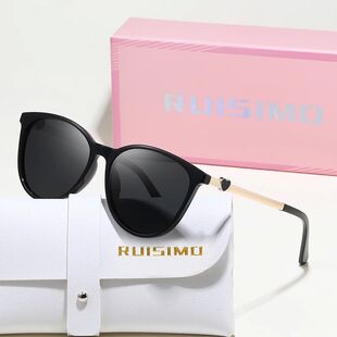 Women Sunglasses VintageRound Bran Retro Metal Men Polarized