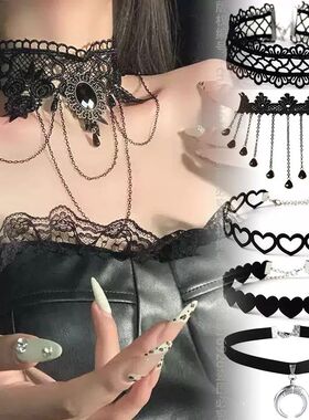 Girl Black Lace Choker Necklace For Women ndy Neck Chain Col