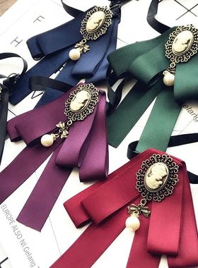 New Top Women's Rhinestone Bow Ties Shirt Skirt Bow Professi