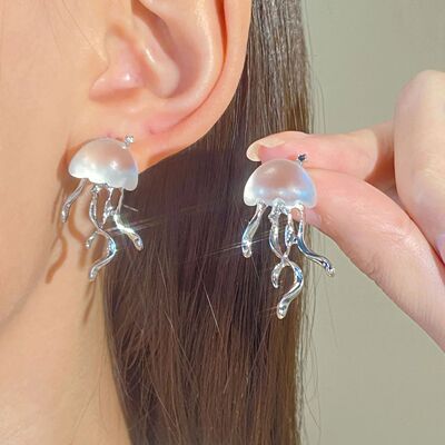 Accessories for Women Deep-Sea Jellyfish Stud Earrings Mini