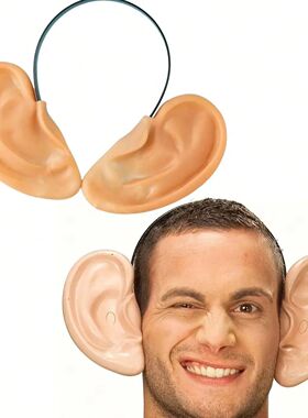 1pc Christmas Simulated Ear Prop Headband, a Cute Vinyl Larg