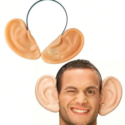 1pc Christmas Simulated Ear Prop Headband, a Cute Vinyl Larg
