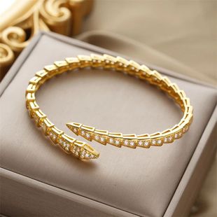 Bracelet Cuff for Women Crystal Fashion Exquisite Serpentine