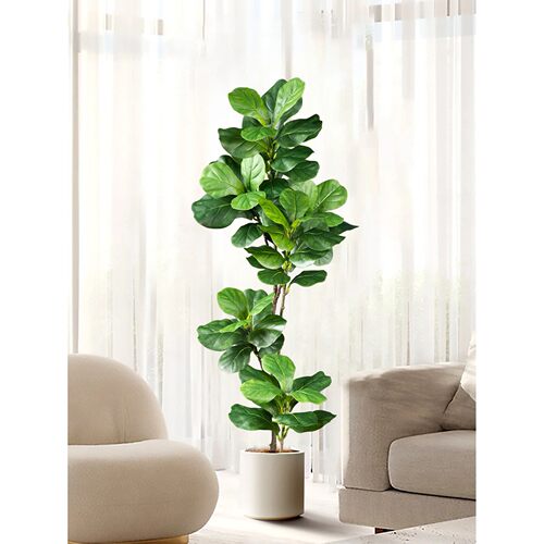 70-135cm Large Artificial Ficus Tree Fake Rubber Plants Bran