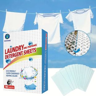 90 pcs Washer Sheets Detergent Laundry Sheets Eco-Friendly L
