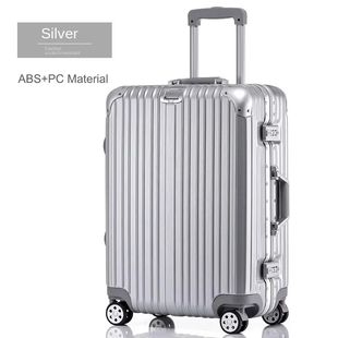 Frame Carry Luggage Rolling Aluminum Suitcase inch