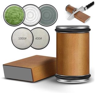 Double Sharpener Sided Diamond Ston Rolling Sharpening Knife