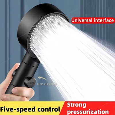 Shower Head 5 Modes Water Saving High Pressure Showerhead Ha