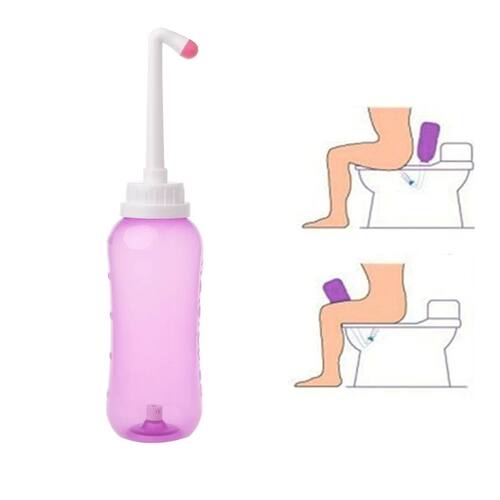 500ml Portable Bidet Sprayer Personal Cleaner Hygiene Bottle