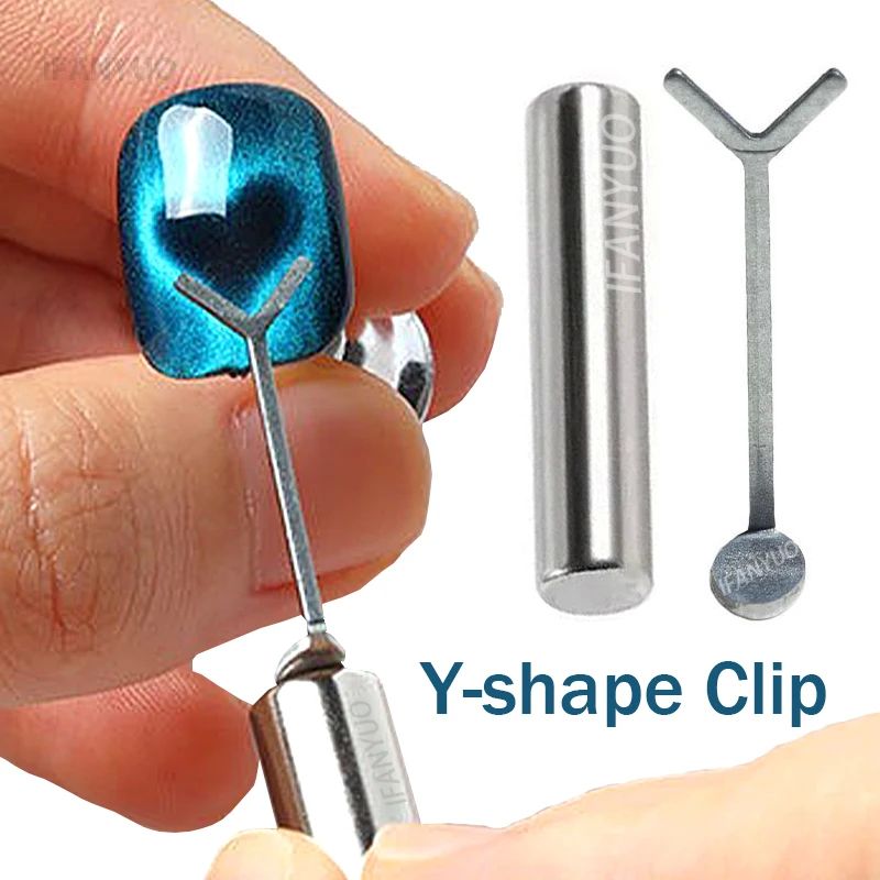 Heart Shaped Cat Eye Magnet Y-shape Cat Eye Nail Magnet Set