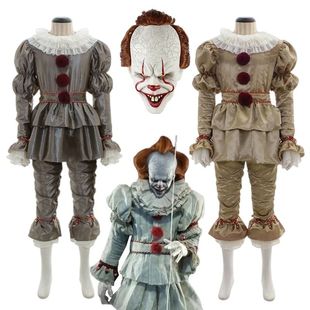 Halloween Costume Joker Cosplay Costume Movie Pennywise Step