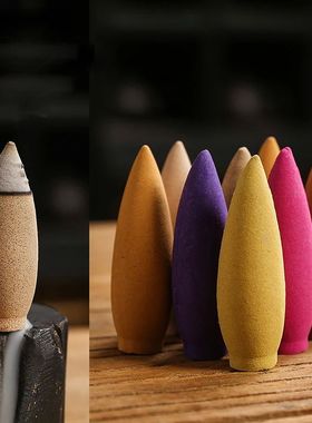 100g Natural oversized backflow incense cones 30 minutes san