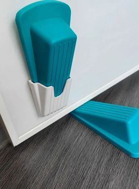 2Pcs Safety Silicone Door Stop Stoppers Block Wedge Doorstop