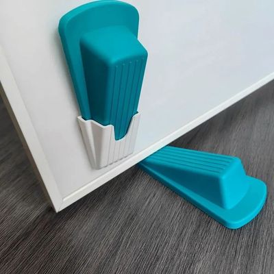 2Pcs Safety Silicone Door Stop Stoppers Block Wedge Doorstop