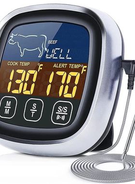 Digital meat kitchen thermometer stainless waterproof meat t