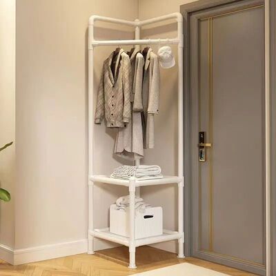 Corner Coat Hat Rack Multifunction Multi-Layer Floor Standin