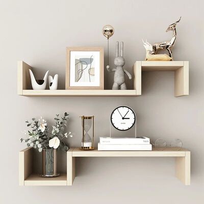 2 PCS floating shelf, partition, wall shelf, reinforcement b