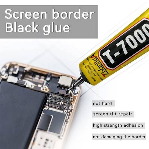 T7000 Black Contact Cellphone Tablet Repair Adhesive Zhanlid