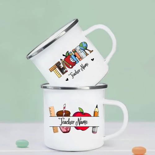 Personalised Teacher Mug with Name Thank You for Helping Me