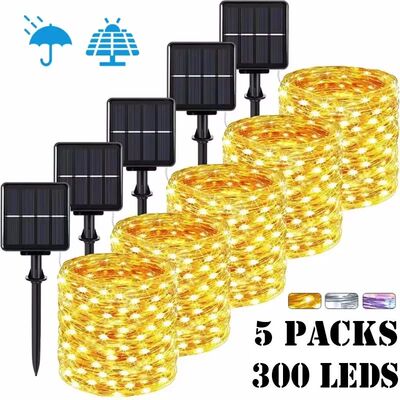 32M Solar LED Light Outdoor Festoon Lamp Garden Fairy Light