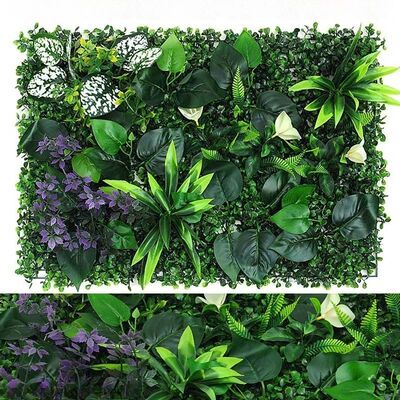Artificial Plants Grass Wall Panel Boxwood Hedge for Indoor