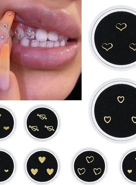 3pcs Teeth Gems Tooth Jewelry Ornaments with BoxTeeth Gems B