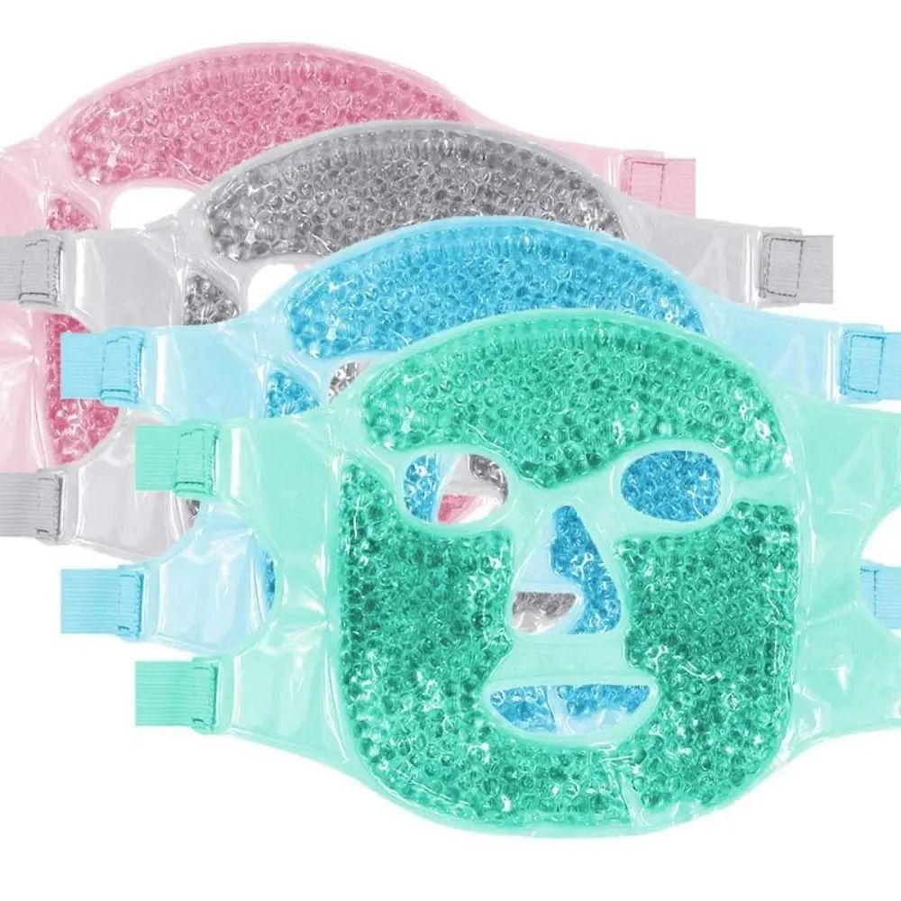 Relieve Fatigue Ice Gel Eye Face Mask Gel Beads Compress Reu