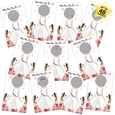 Bridal Shower Game Cards Bachelorette Party Games Wedding Ga