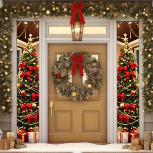 Tree and Outdoor Merry Bann Indoor Christmas Decor Wreath
