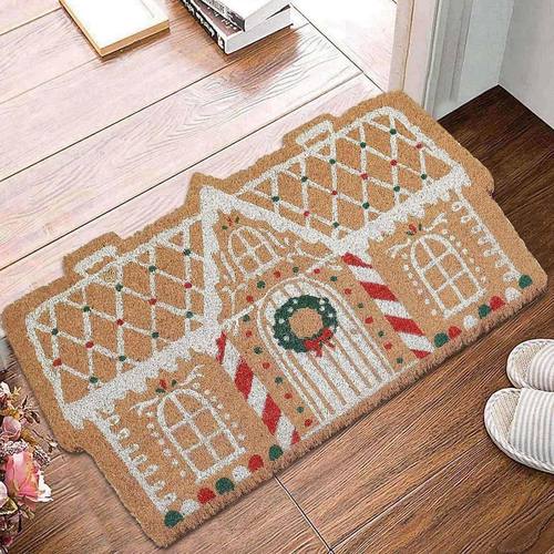 Front Door Mat Christmas Gingerbread House Doormat Gingerbre