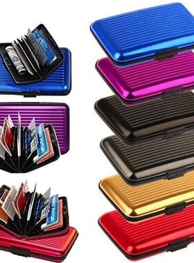 Credit Card Holder Wallet Metal Name Card Holder Waterproof