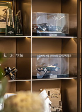 样板间书柜软装摆件艺术创意